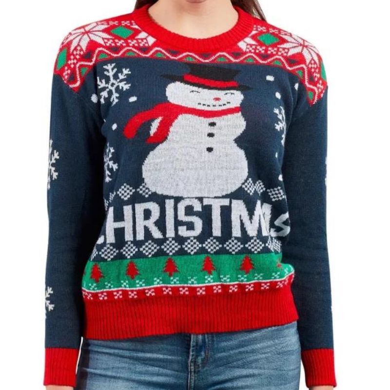 Stoke Velkoobchod-ugly veselý svetrover pletený rodinný pár vánočních svetr
