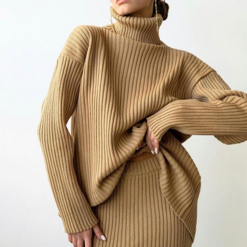 Zimnínový módní vlastní ženy \\\\\\\\\\\\ s teplým turtleneck svetlover pletený svetr